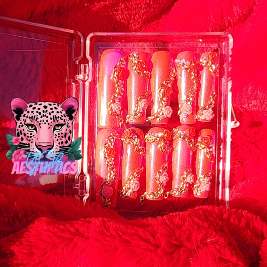 Rosé Reverie Luxurious Press-On Nails