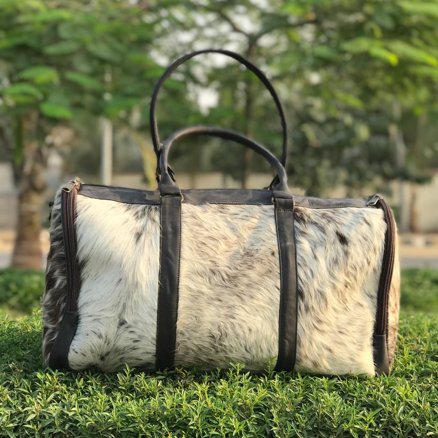 Cowhide Leather Duffel Bag