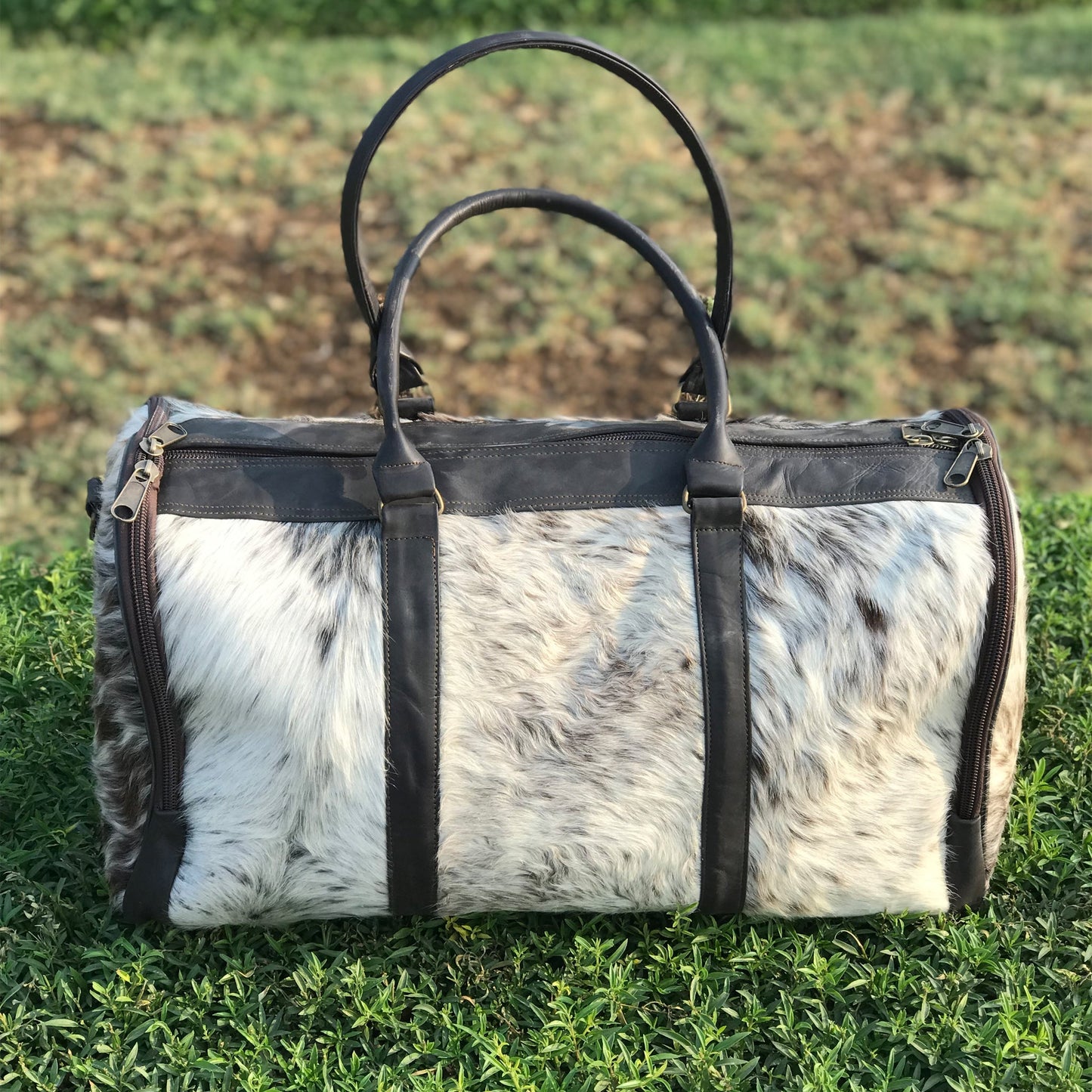 Cowhide Leather Duffel Bag