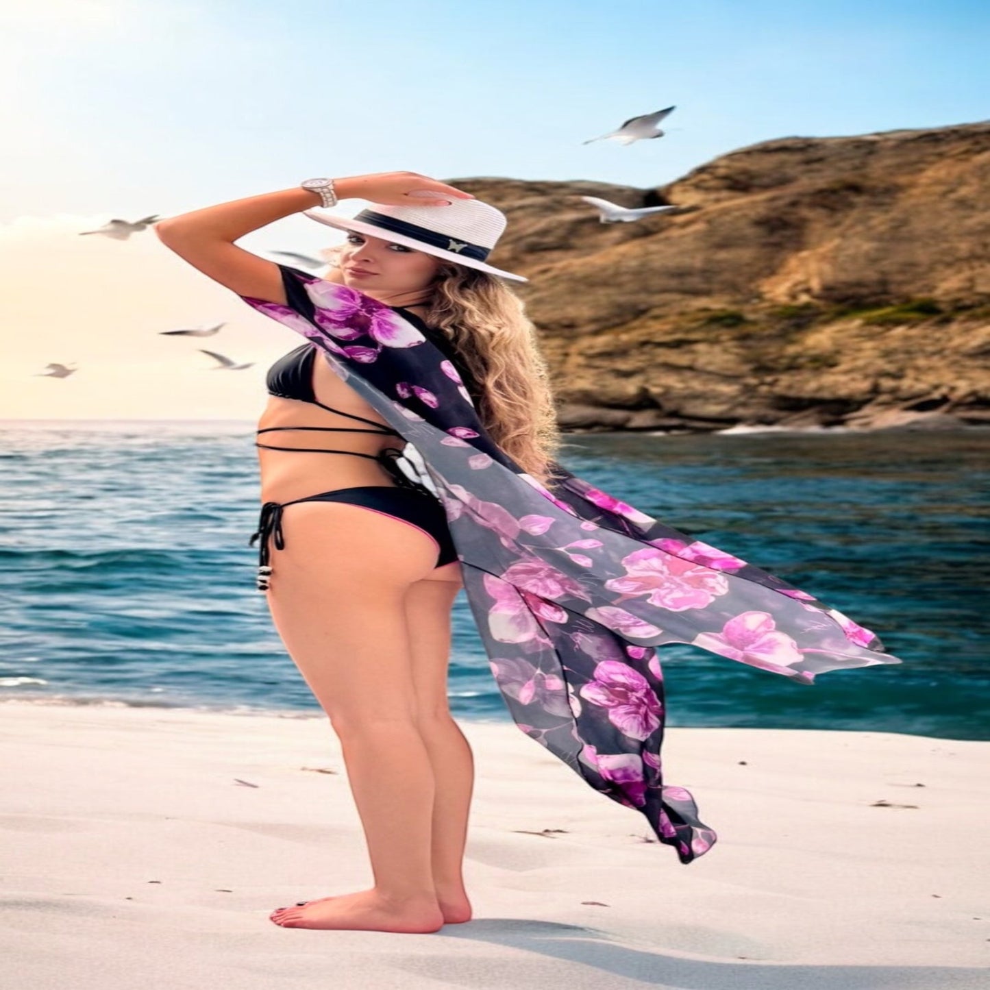 SILK MIRANDA COVER UP