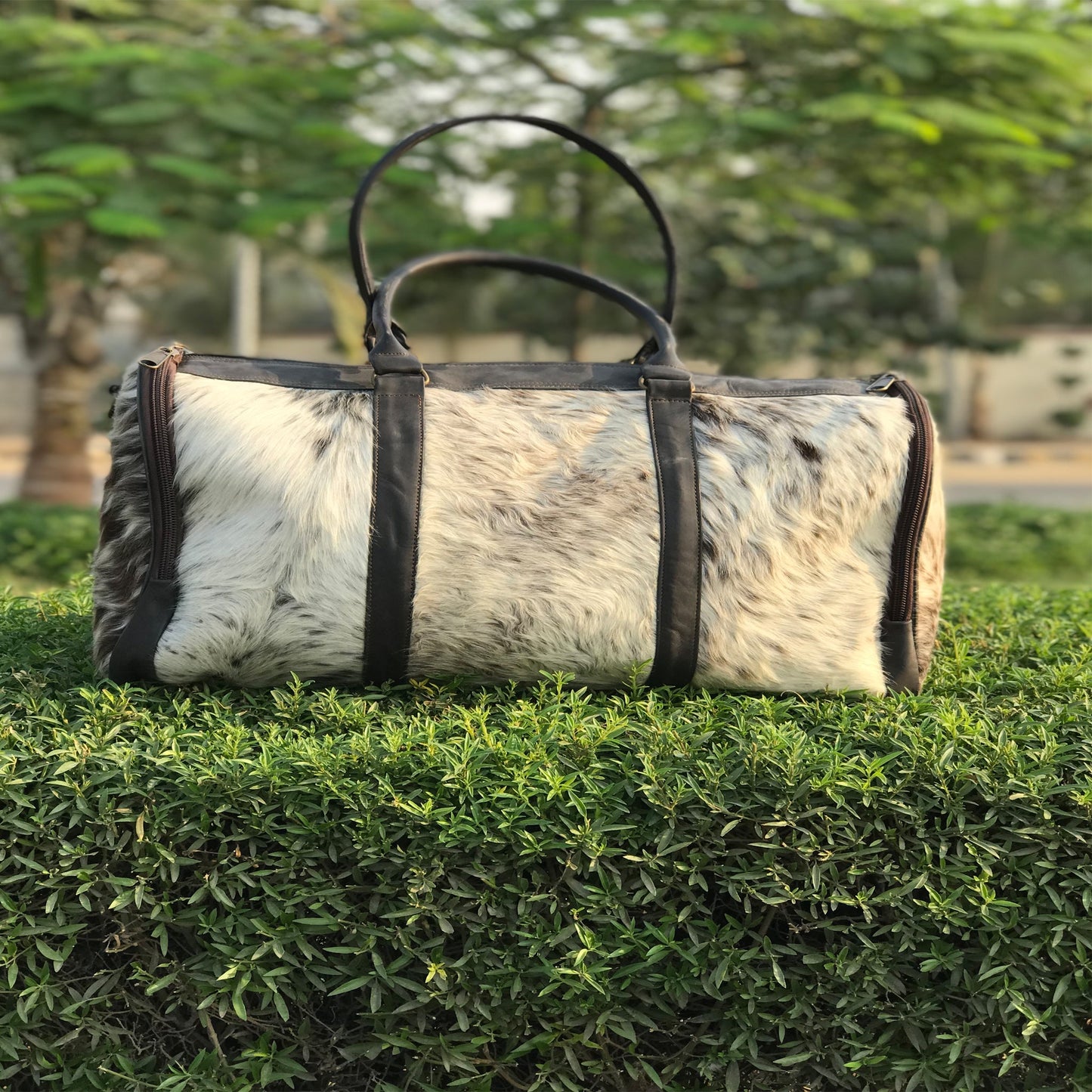 Cowhide Leather Duffel Bag