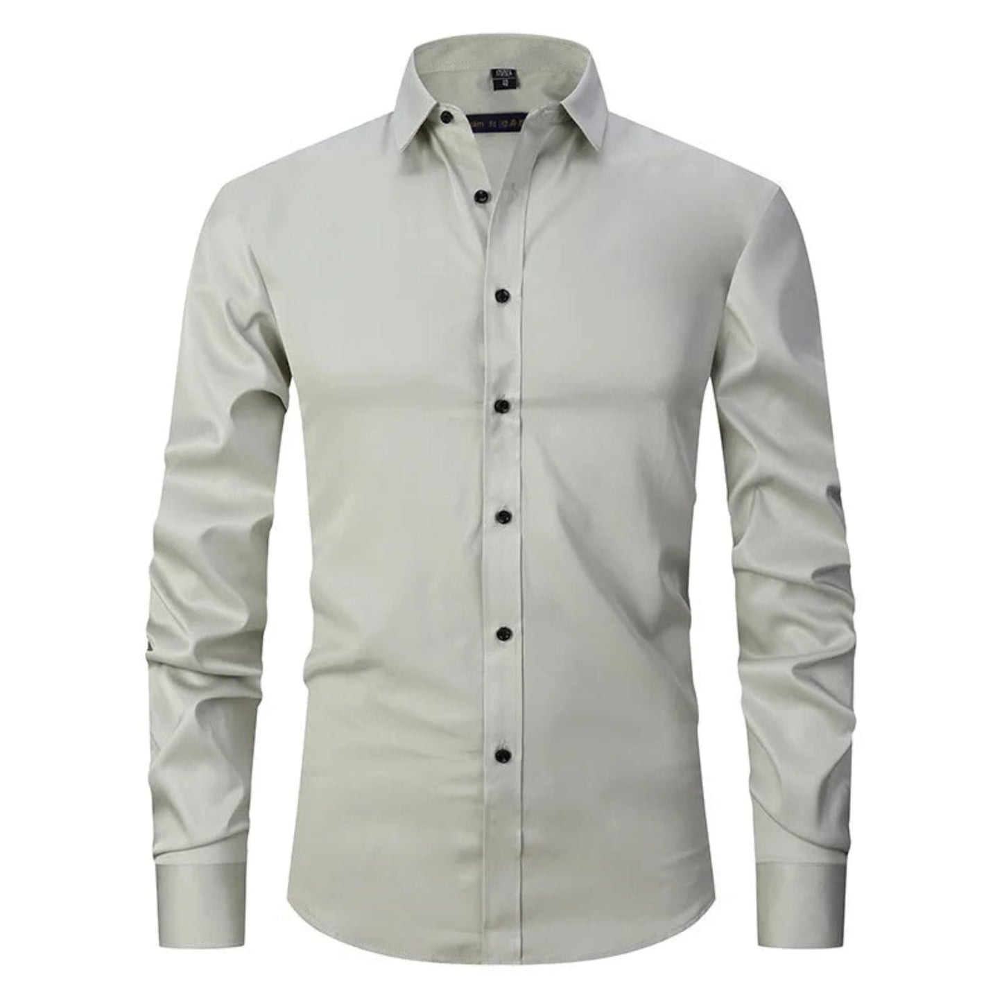 A long sleeve men's shirt in purple color with a collar and button-up front. Elevate your wardrobe with the ReadyBoss Lilac Slim-Fit Dress Shirt. Premium cotton blend, sleek design, and versatile elegance—perfect for work, nights out, and luxury living. Shop YSB Aesthetics now.
