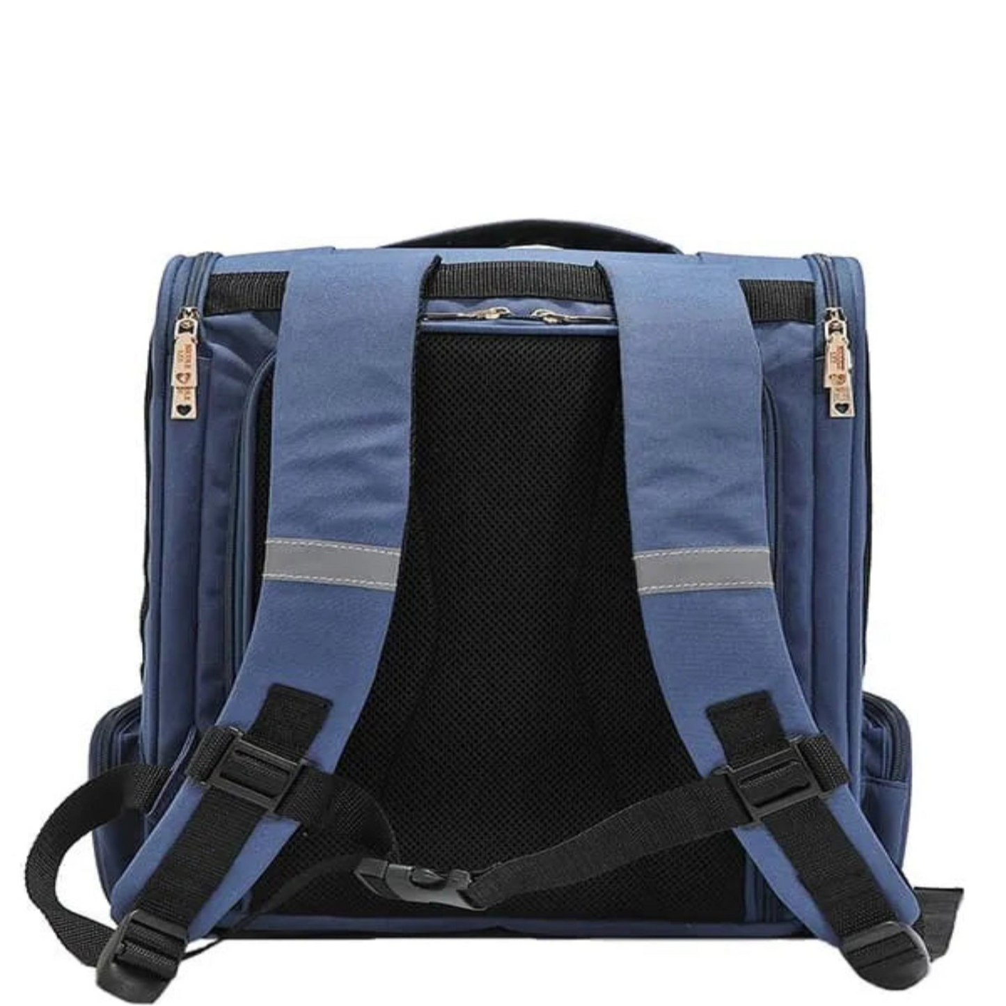 “Folded Nicole Lee USA pet carrier backpack, compact and lightweight small pet travel solution”