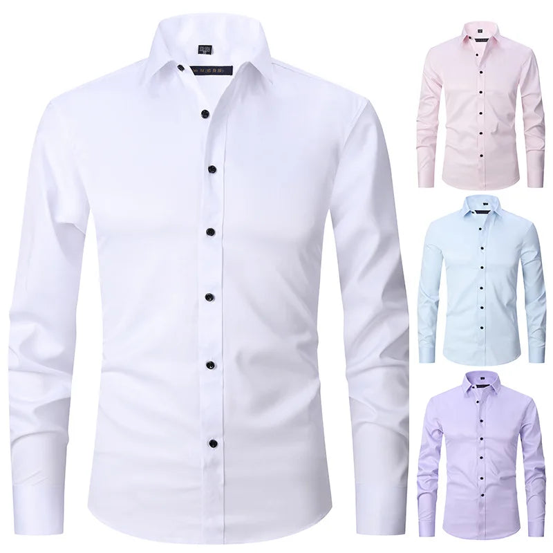Elevate your wardrobe with the ReadyBoss Slim-Fit Dress Shirt. Premium cotton blend, sleek design, and versatile elegance—perfect for work, nights out, and luxury living. Shop YSB Aesthetics now.